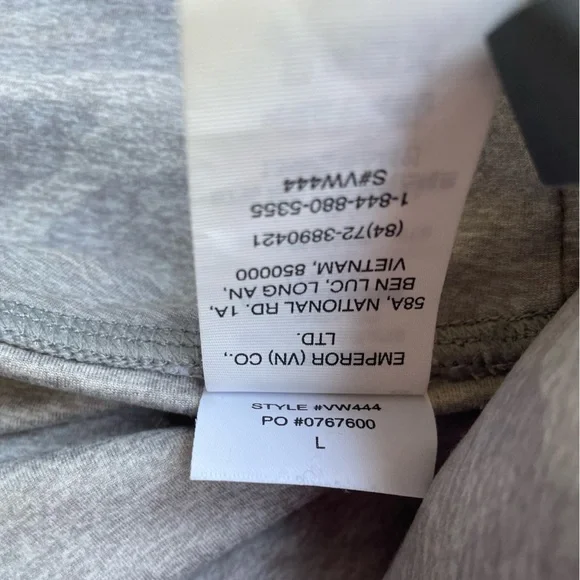 Vuori Clean Elevation Legging In Pale Heather Camo Gray Colorway High Rise M & L - Picture 12 of 13